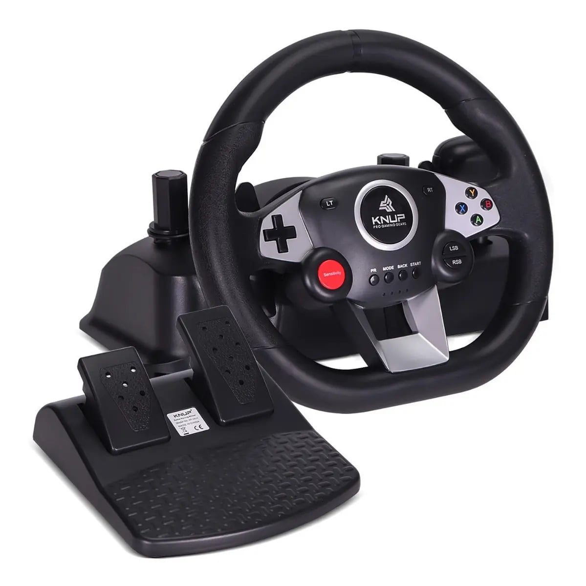Volante Game Ps3 Ps4 Xbox One 360 Nintendo Switch Android Pc Cor Preto — Volantes e pedais