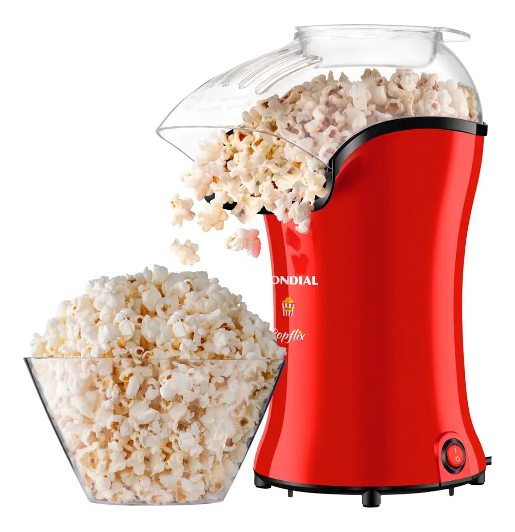 Pipoqueira Popflix Mondial Vermelho1200W PP-03 — Eletros de cozinha