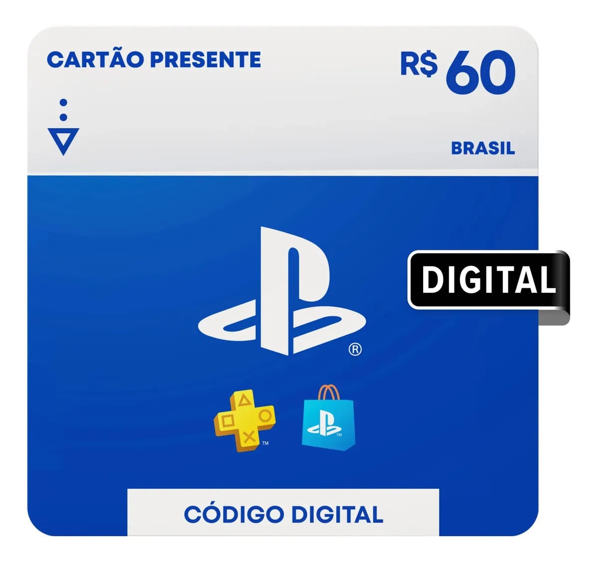 Cartão Presente Playstation Store Brasil — Video Game Prepaid Cards