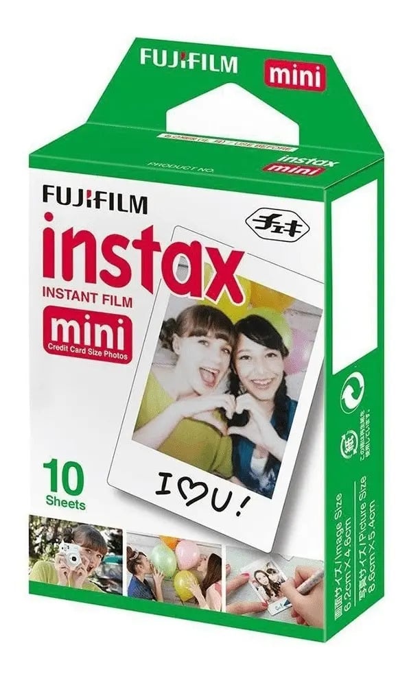 Filme Instax Mini 10 Fotos Cor Branco Fujifilm — Acessórios para Câmeras