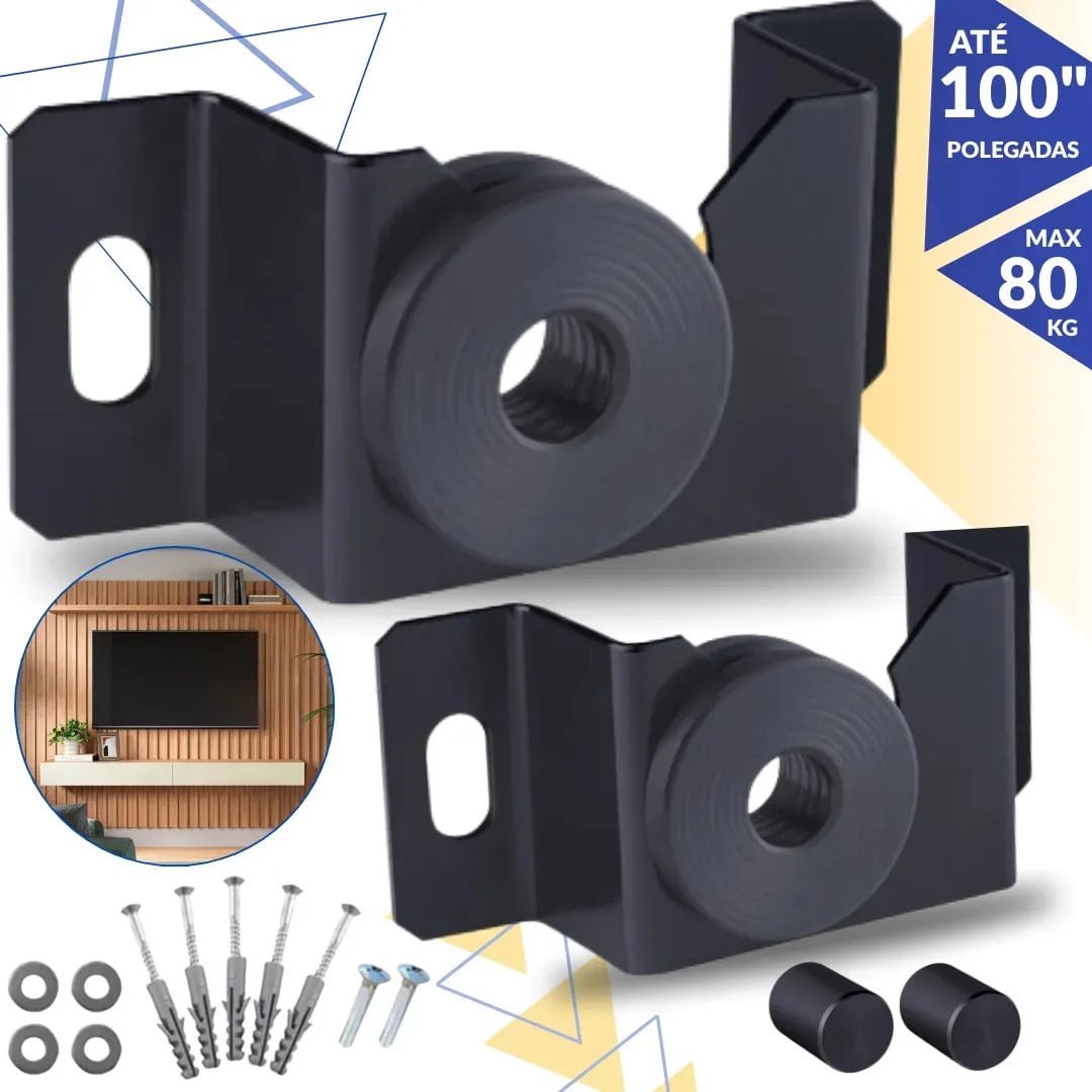 Suporte TV Fixo Universal 10" a 100" Polegadas Forte Para Todas as Marcas — Acessórios para TV