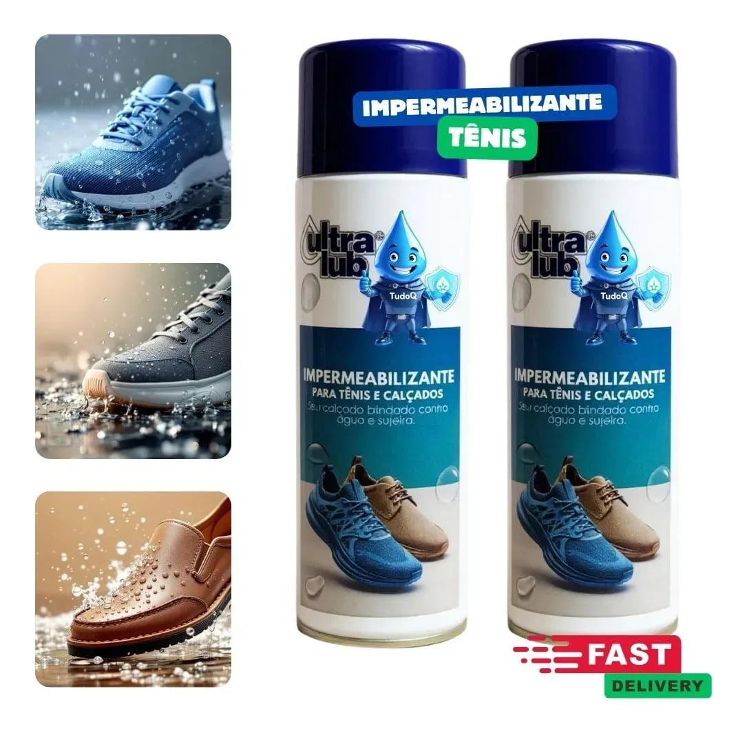 2 Impermeabilizante Tênis E Calçados 325ml Tudoq Ultralub Tê — Cuidado da Casa e Lavanderia