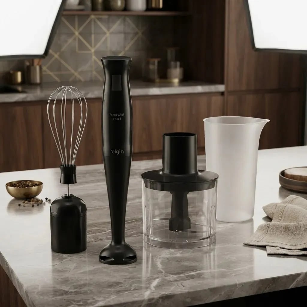 Mixer Elgin Turbo Chef 3 em 1 de 200W para Bater e Triturar — Eletros de cozinha