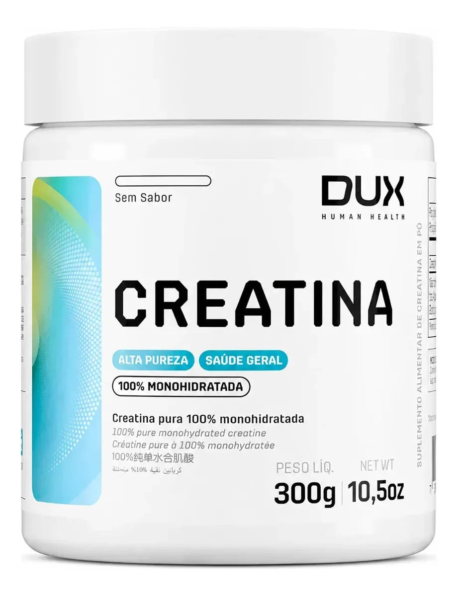 Creatina Dux Nutrition em pó Sem sabor x 300g — Suplementos Alimentares