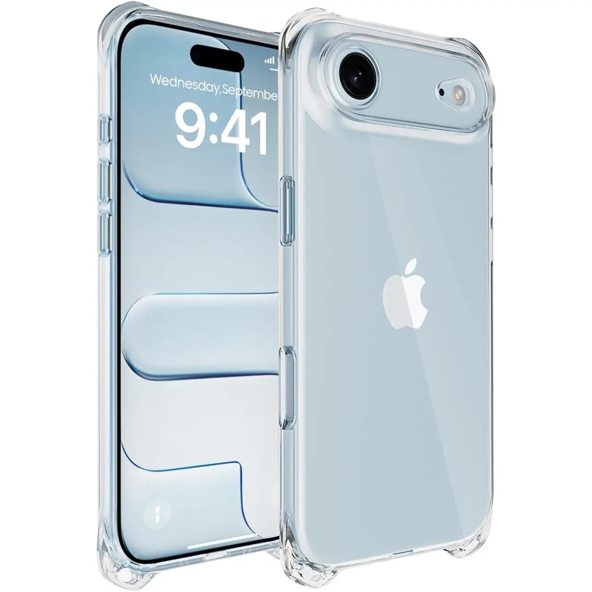 Capa Capinha Transparente Para iPhone 17 Air Case Com Bordas Anti Impacto — Acessórios para Celulares