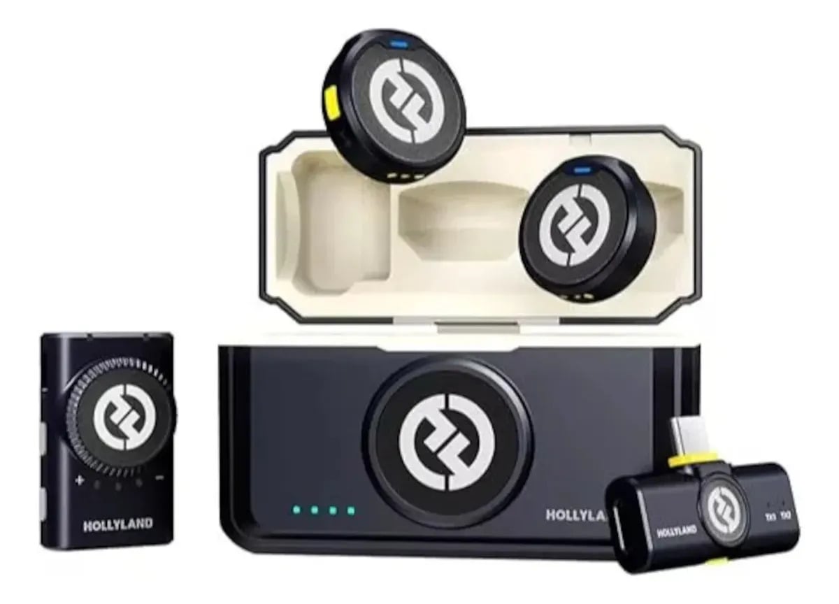 Hollyland Lark M2 Microfone Lapela Sem Fio Compatível Com Android Mini Combo — Microphones