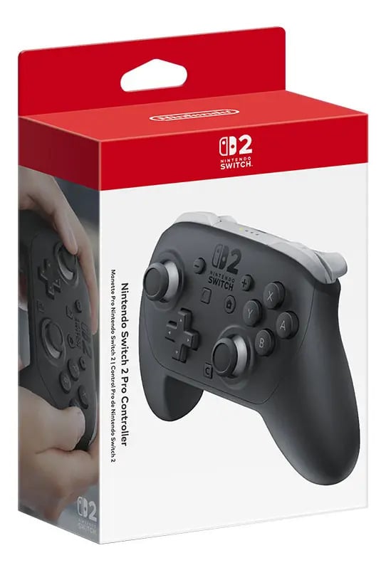 Controle Nintendo Switch 2 Pro Sem Fio Bluetooth com Vibração — Controles de console