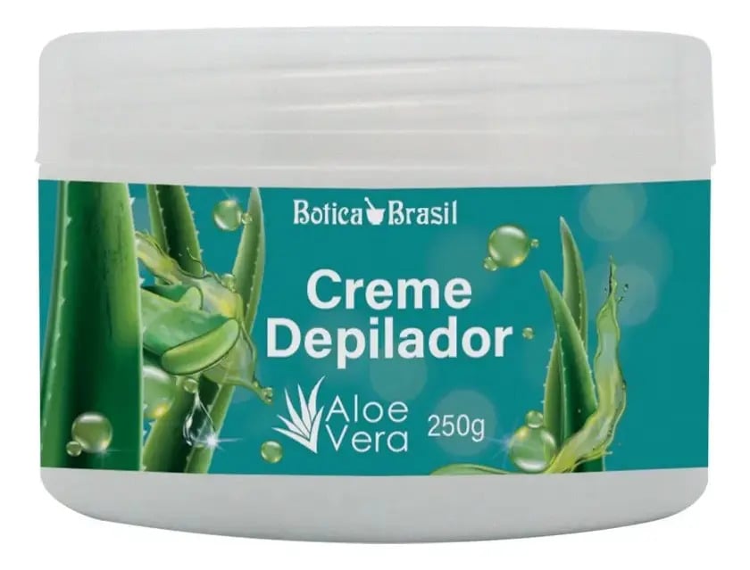 Botica Brasil creme depilatório sem dor 15 minutos corporal 240g — Depilação
