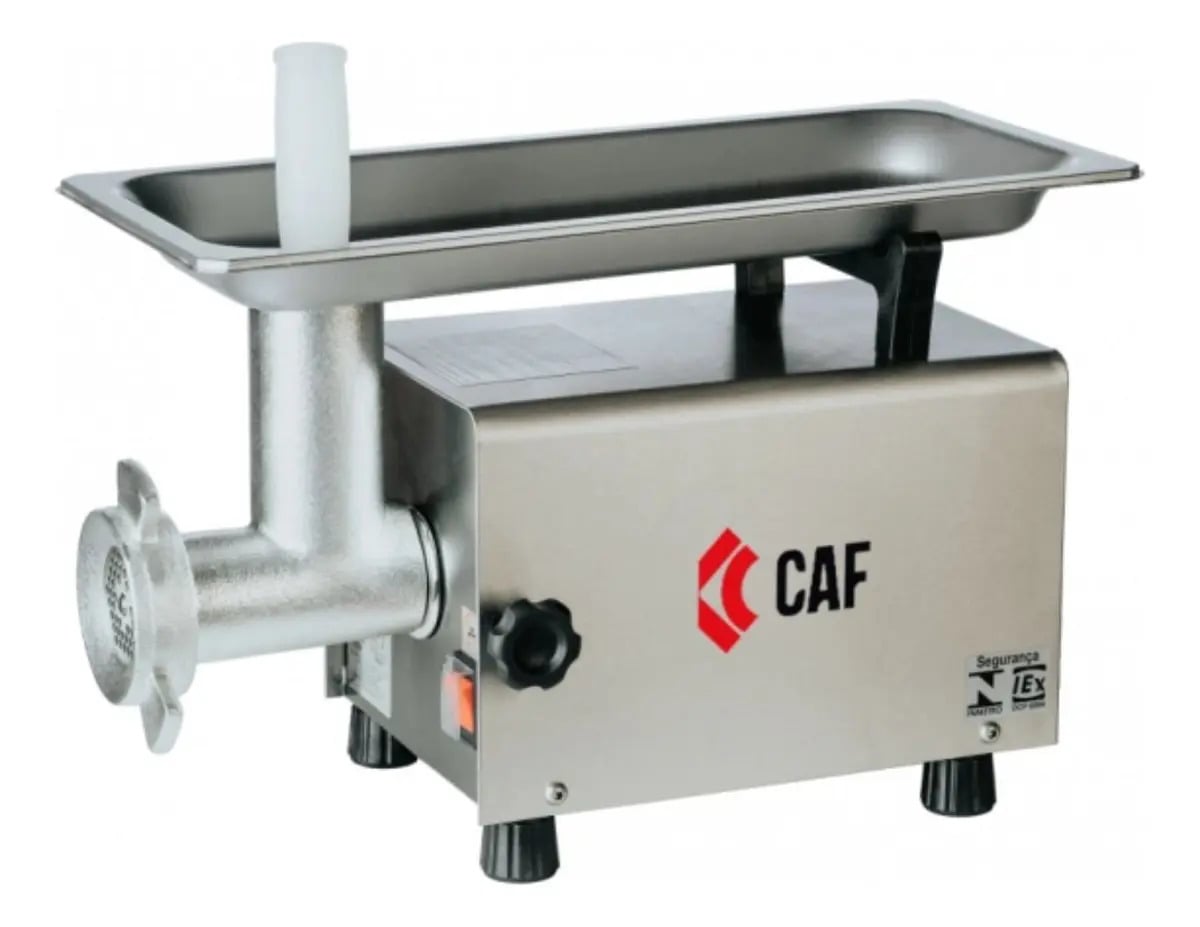 Moedor de Carne Elétrico CAF 8 Inox 0.25kW — Moedores de carne