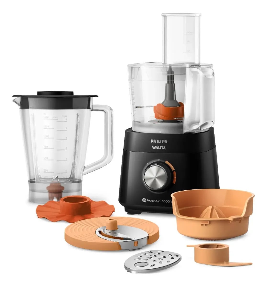Processador Walita Preto 1000w - Hr7304/92 Preto — Eletros de cozinha