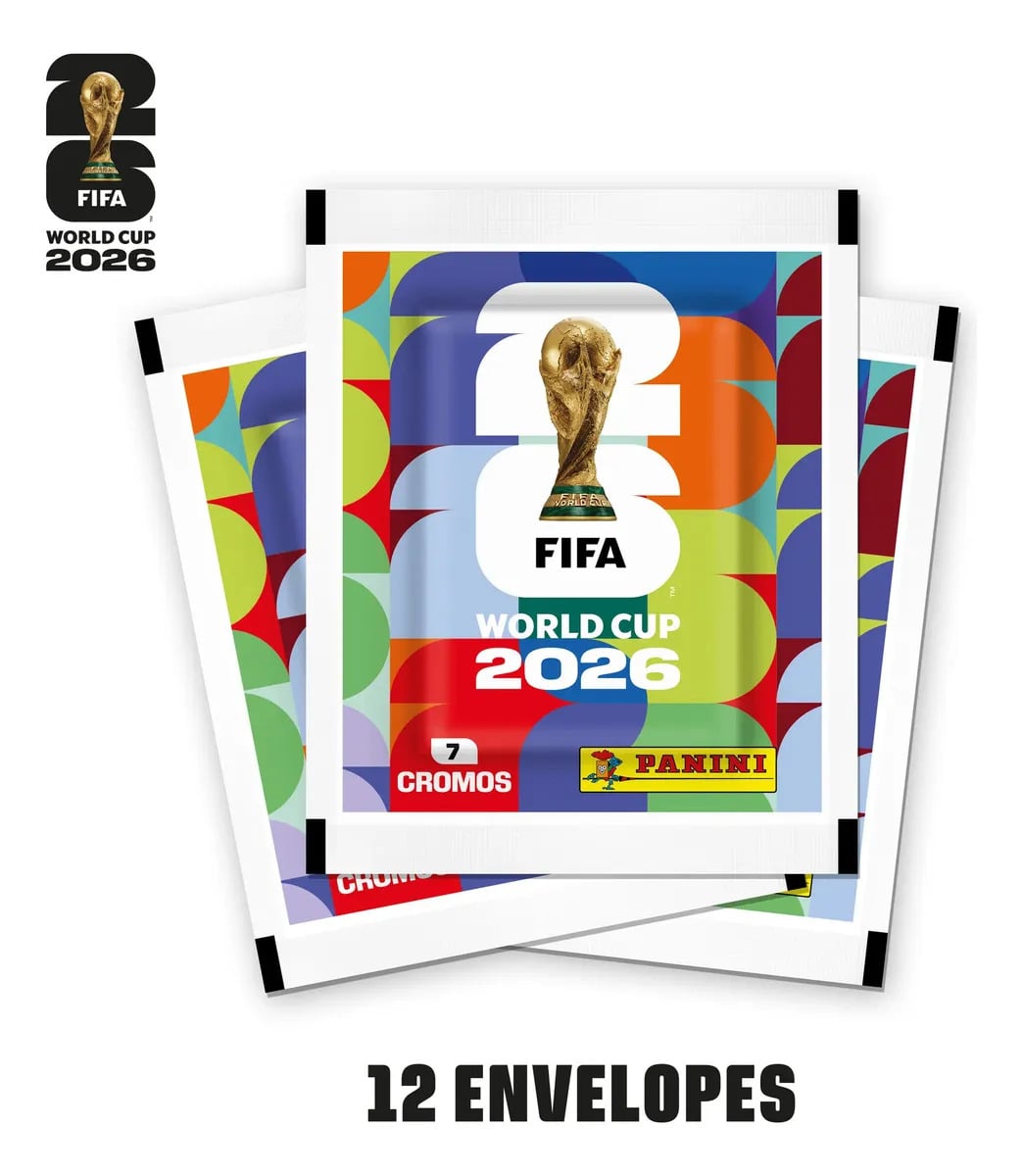 Fifa 2026 Kit com 12 envelopes de figurinhas Fifa World Cup 2026 - Panini — Livros Físicos