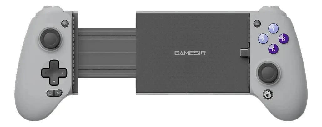 Controle Gamepad GameSir G8 Galileo USB-C para Android iPhone 15/16 Hall Effect, Botões Mapeáveis e Carregamento Pass-Through Cinza — Controles para PC e celular