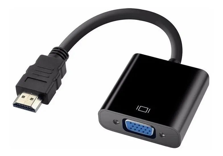 Cabo Adaptador Hdmi Para Vga E Tv Pc Notebook Audio E Video Dr Hank — Acessórios para Áudio e Vídeo