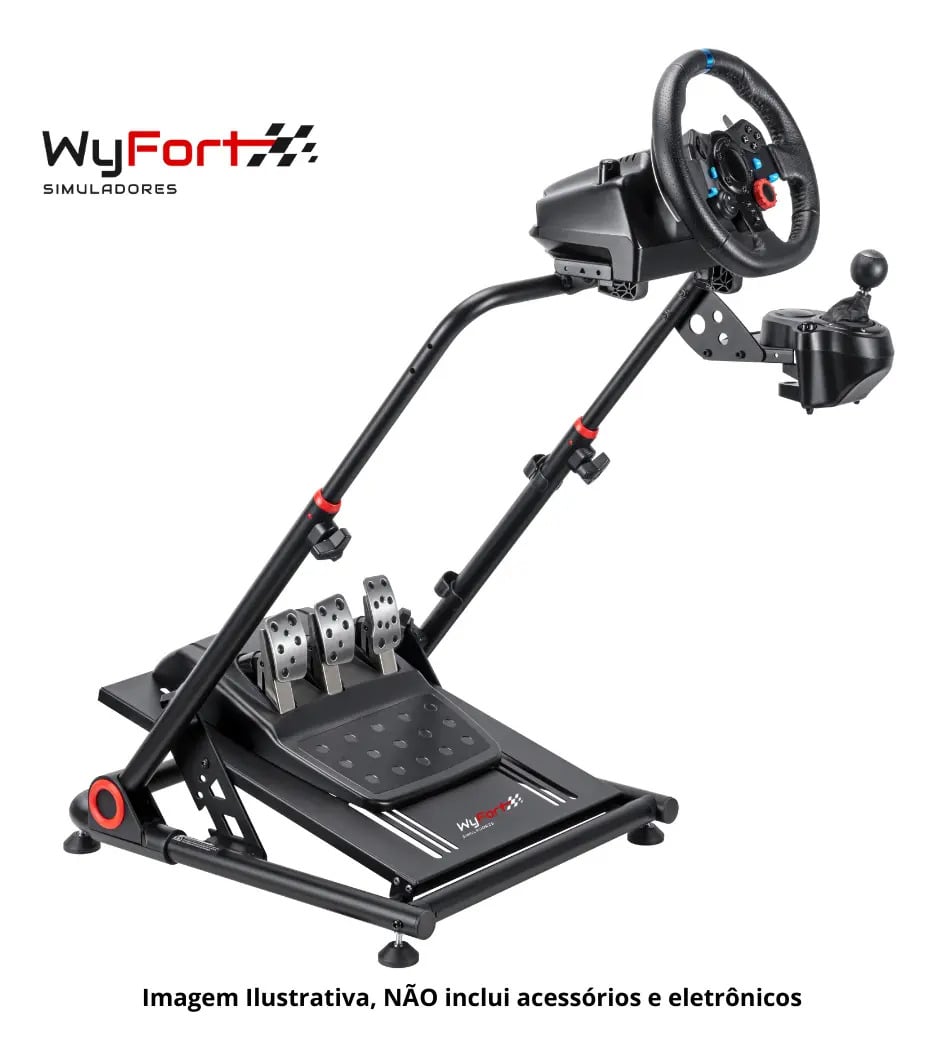 Suporte Volante para Logitech G29 Simulador Cockpit Wyfort Ws10 para G27 G29 G920 G923 Thrustmaster Fanatec Moza Cammus Simagic Simulador Cockpit Wyfort Ws10 — Volantes e pedais