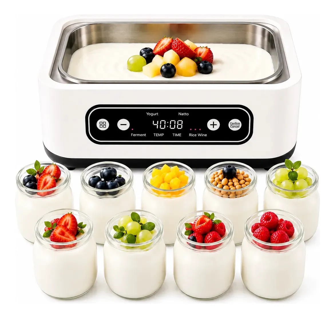 Pítia Iogurteira Elétrica 1.6 Litros Tomada - Branco — Eletros de cozinha