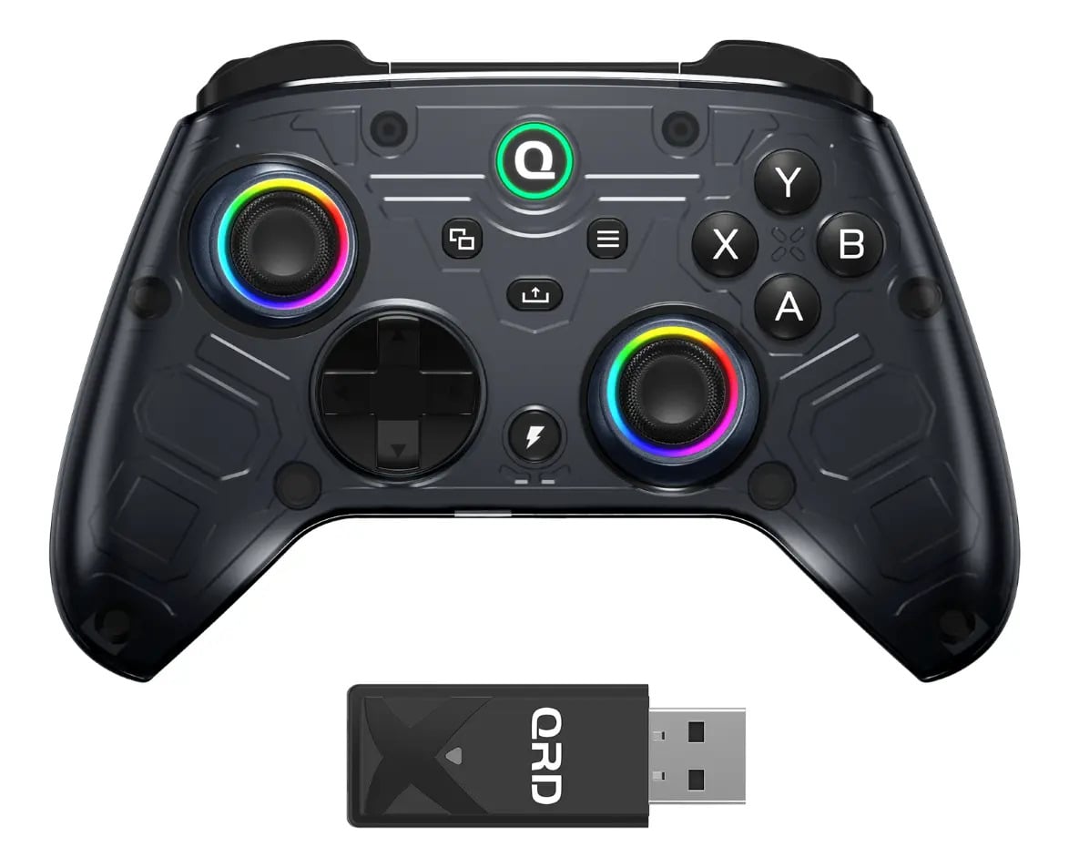 Controle Sem Fio QRD Ferrox M5 Para Xbox Series X/S, Xbox One e PC/iOS/Android Preto — Controles de console