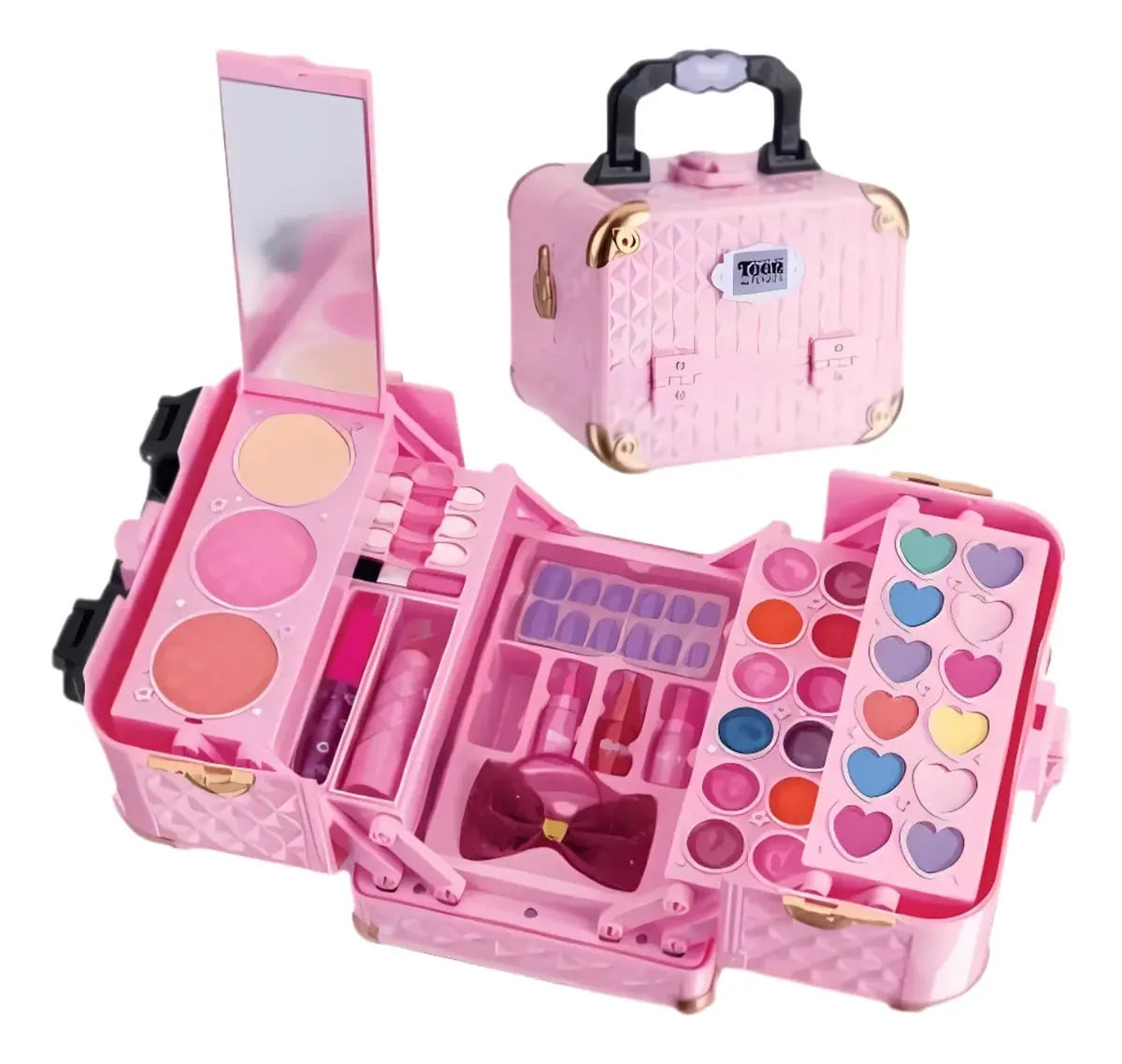 Maleta Dos Sonhos Maquiagem Infantil Teen Skv 120021 Fenzza Cor Rosa — Maquiagem
