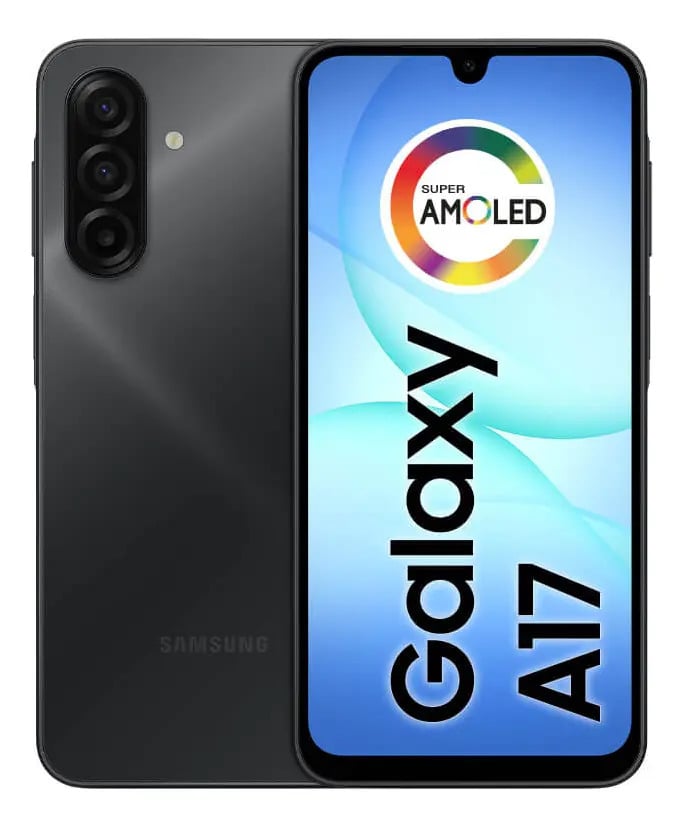 Celular Samsung Galaxy A17 Com Ia, 128gb, 4gb Ram, Câm De 50mp, Tela De 6.7 , Nfc, Ip54 - Preto — Cellphones