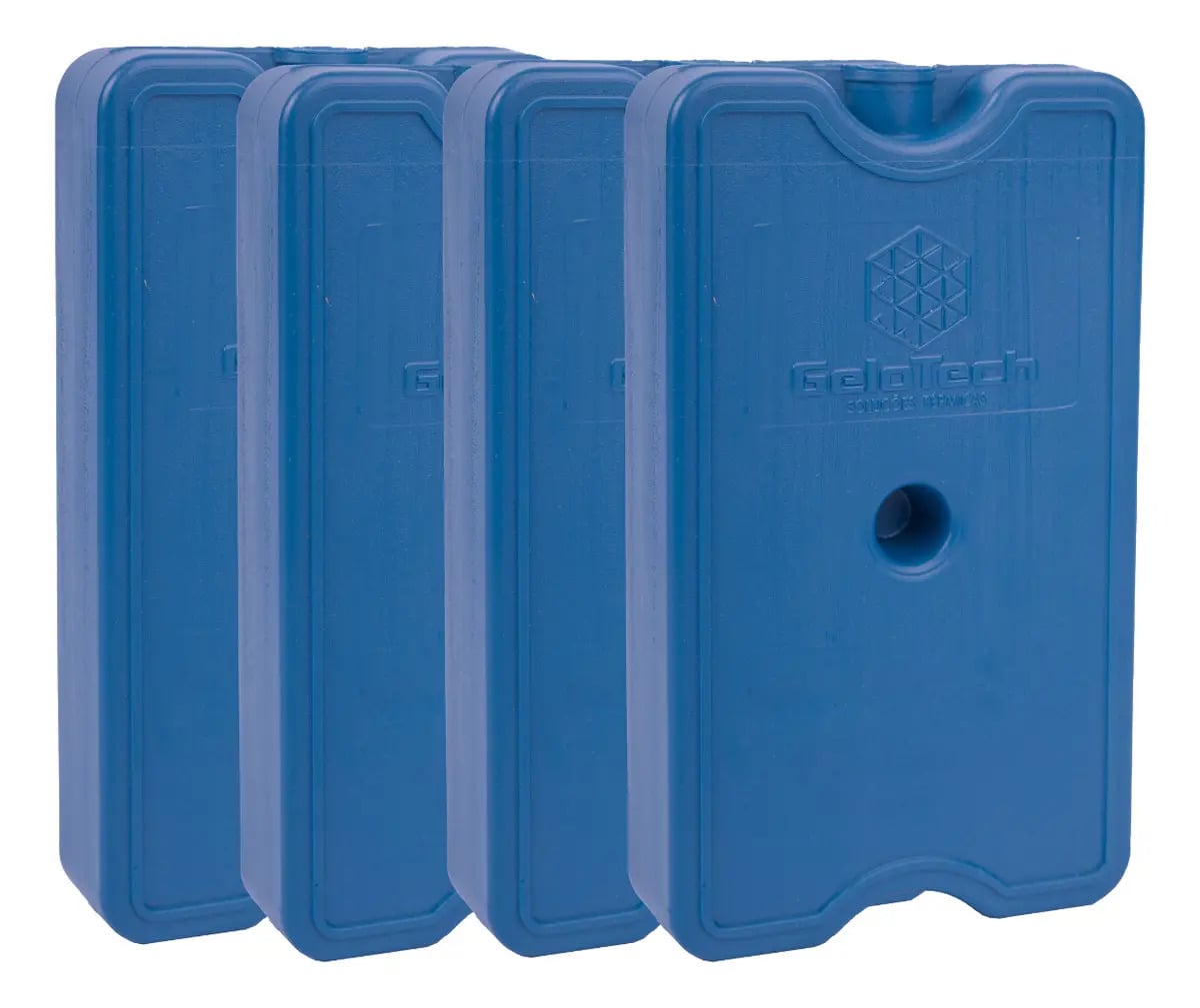 Placa Gelo-x Gel Reutilizável 500ml Kit C/ 4 Unid 17x10x3cm — Cozinha