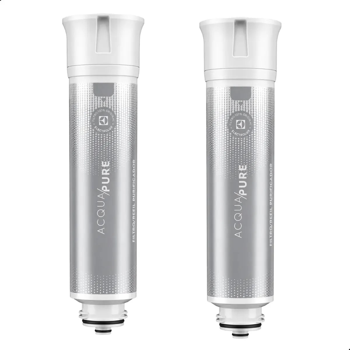 Kit 2 Refil De Água Acqua Pure Electrolux Pe12a Pe12b Pe12g PC01X, Cor Marrom-claro — Bebedouros e Purificadores
