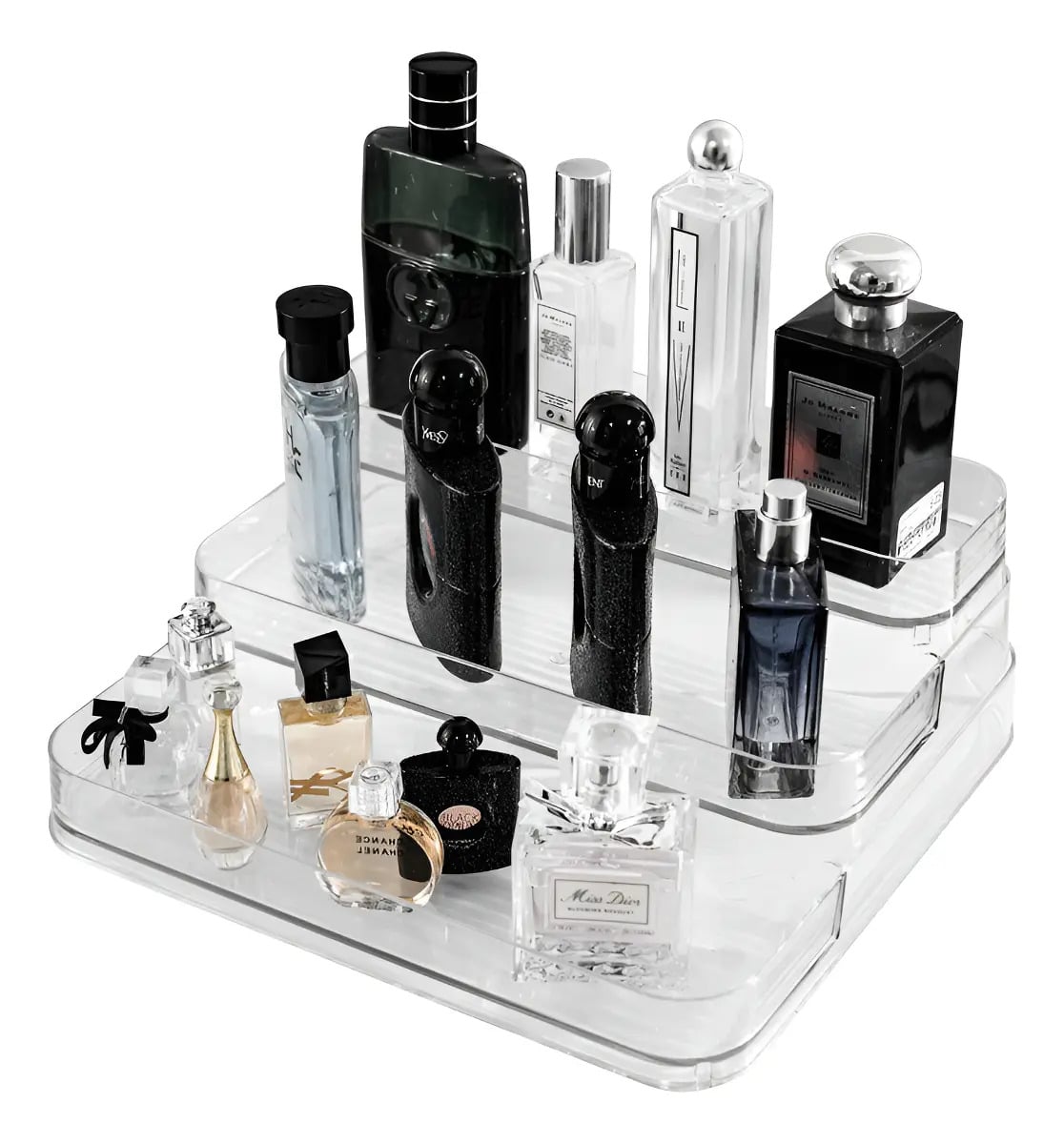 Expositor De Perfumes Cosméticos 3 Andares Porta Maquiagem — Maquiagem
