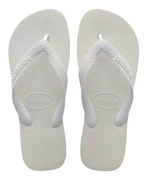 Chinelo Unissex Top Havaianas Liso Branco — Calçados