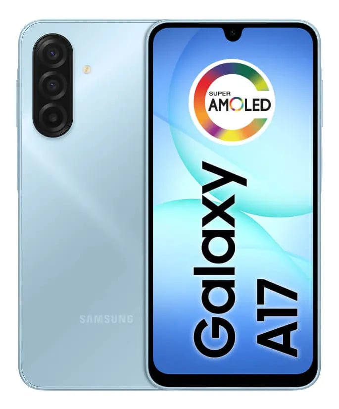 Celular Samsung Galaxy A17 Com Ia, 128gb, 4gb Ram, Câm De 50mp, Tela De 6.7 , Nfc, Ip54 - Azul — Cellphones