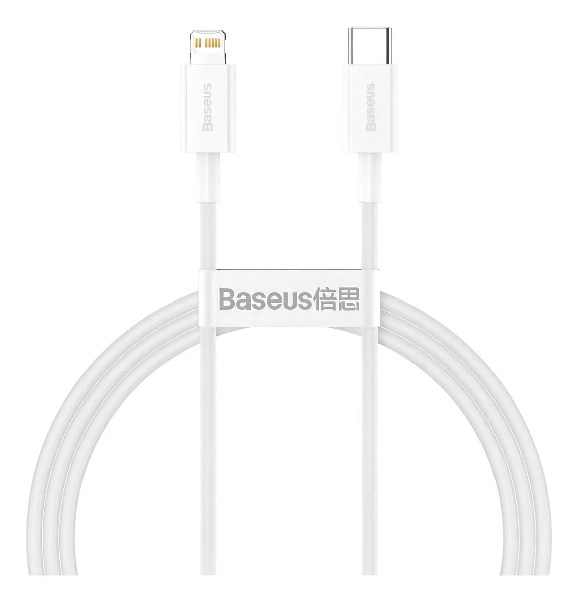 Cabo Baseus Usb-c P/ iPhone Superior Series 20w 1m Cor Branco — Acessórios para Celulares