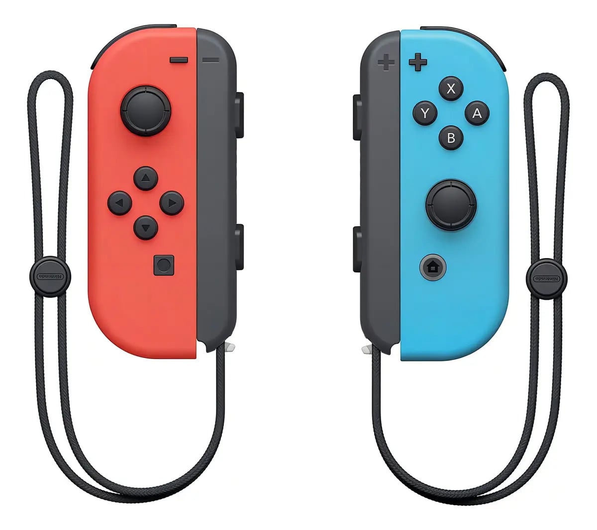 Controle Sem Fio Nintendo Switch Joy-Con LED RGB Vermelho/Azul Bluetooth — Controles de console