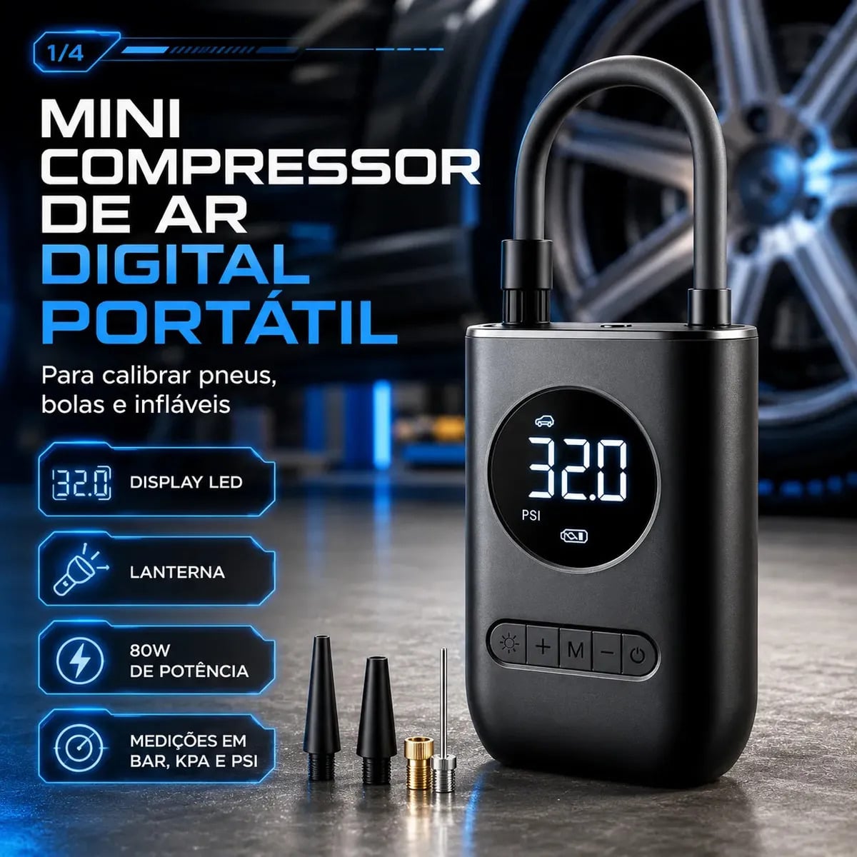 Bomba De Ar De Mão Pneu Car Air Pump Sem Fio 150 Psi Luz De Emergência Led Com Bateria Recarregável De 4000 Mah Verunto — Ciclismo