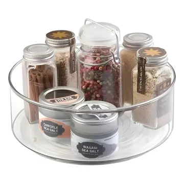 Organizador Giratório Em Poliestireno 23,5x7,5cm - Plasutil — Maquiagem
