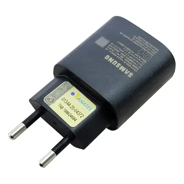 Carregador Samsung 25w A30 A50 A70 A71 A80 A31 S20 Cor Preto