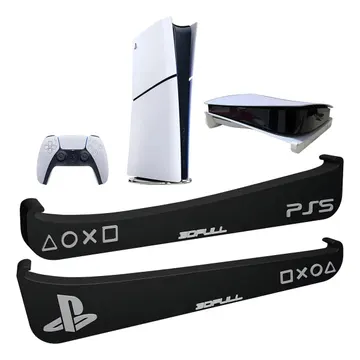 Suporte Horizontal Compatível C/ Ps5 Slim Digital Play5 Cor Preto STELL3D — Acessórios gamer