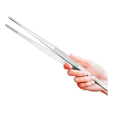 Pinça Inox 30cm Profissional Culinária Gastronomia Churrasco — Utensílios úteis
