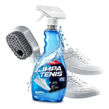 KIT Limpa Tênis Spray Provita 500ml + Escova Limpeza Profunda Azul — Cuidado da Casa e Lavanderia