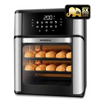 Fritadeira Air Fryer Forno Oven 12L, Mondial, 2200W - AFON-12L-BI — Eletros de cozinha