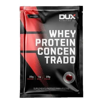 WHEY PROTEIN CONCENTRADO - SACHÊ 28G BAUNILHA DUX NUTRITION