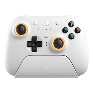 Controle Sem Fio 8bitdo Ultimate 2 Gatilhos Hall Tmr Pro Cor Branco — Controles para PC e celular