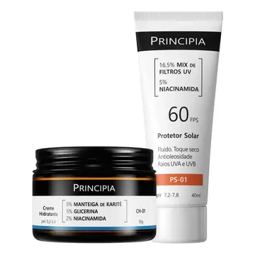 Principia Kit Hidratação E Proteção Facial Ch-o1 + Ps-01 Todo Tipo De Pele Dia/noite — Cuidados com a Pele