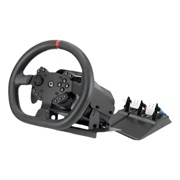 Volante Gamer Loong MGV-V995 900 Graus PC, PS3, PS4, Xbox Series X/S, Xbox One, Nintendo Switch Cor Preto — Volantes e pedais