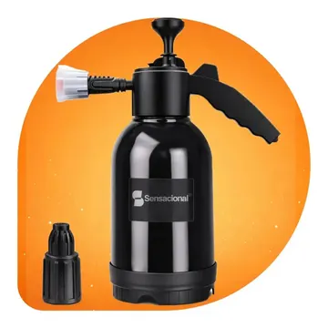 Snow Foam Pulverizador Manual Borrifador Espuma 2 Litros Alta Pressao Profissional Com 2 Bicos Automotivo Lavagem Carro Moto Limpeza Detalhamento Jardim Uso Ger — Ferramentas para Jardim