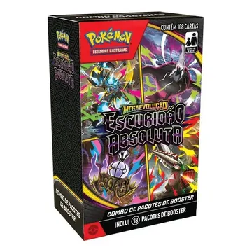Cartas Pokémon TCG Booster Coleção Escuridão Absoluta 108 Cards Copag — Trading Card Games