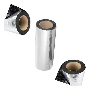 3 Mantas Asfáltica Aluminizada Telhado Auto Adesiva 45cmx10m — Materiais de Obra