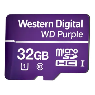 Cartão Micro Sd 32gb 16tbw Western Digital Purple