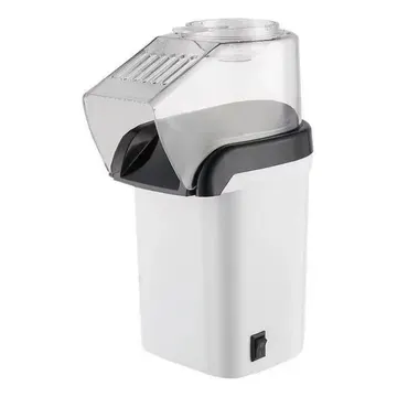Pipoqueira Elétrica Sem Óleo 1200w Direcionado Sem Óleo Cor Branco — Eletros de cozinha