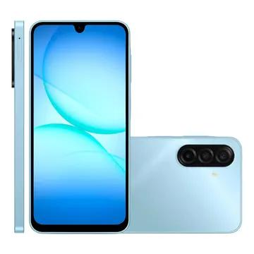 Smartphone Galaxy A17 Câmera Tripla 256 Gb 4g A175 Samsung Azul — Celulares e Smartphones
