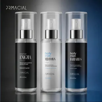 Kit Body Splash Masculino Barbarius + Enigma + Midtown 200ml
