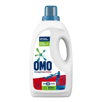Sabão Líquido Omo Lavagem Perfeita 3l — Cuidado da Casa e Lavanderia
