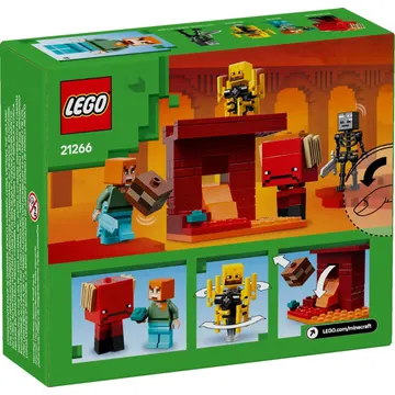 LEGO Minecraft - A Batalha da Lava no Nether - 99 Peças - 21266 — Brinquedos de Montar