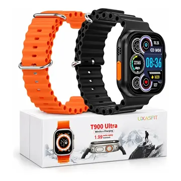 Relogio Inteligente Smartwatch T900 S10 Ultra Pro longa bateria Treino Smartwatch 49mm Bluetooth Chamadas Notificações Saúde — Smartwatches e Acessórios